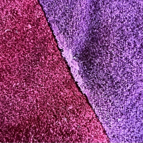 Boho Velvet Patchwork Embroidered Throw Blanket Colorblock Floral 49x60 FLAWS - Picture 16 of 16